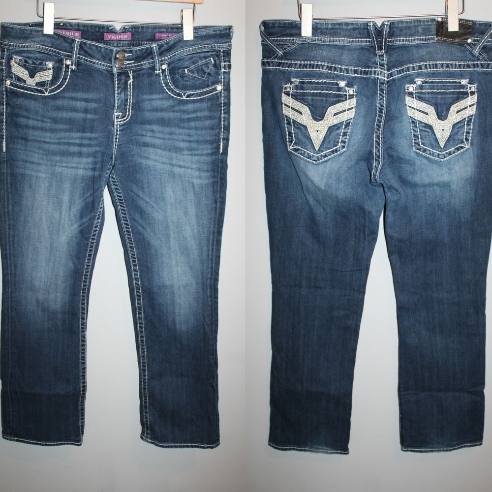 Vigoss Premium Embellished Studded Jeans HW6693